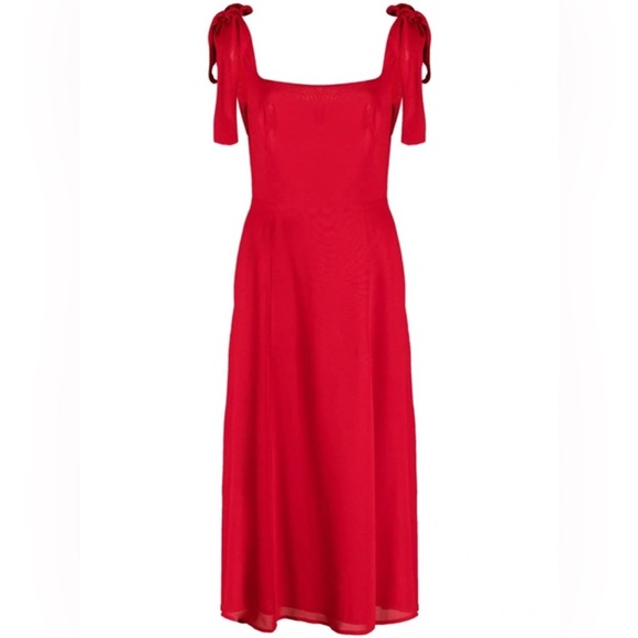 Reformation Twilight Tie Shoulder Midi Dress - Picture 5 of 7